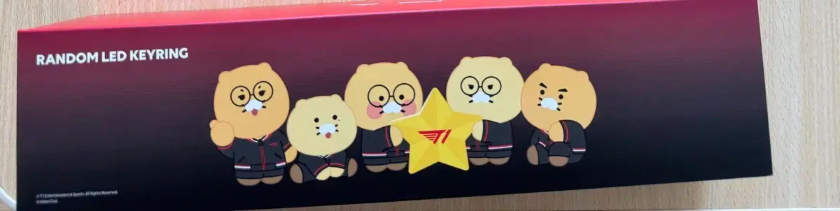 T1 t1 カカオフレンズ春コラボフィギュアキーリングフルセット